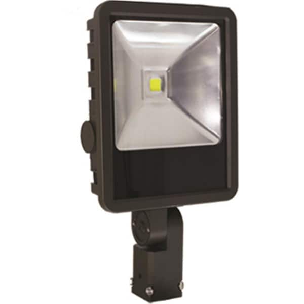 Newalthlete LED Flood With 2 In. Slip-Fitter 120W Cool White 10000 Lumens NE3267859 - main